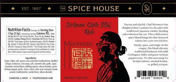 The Spice House Sichuan Chili BBQ Rub label