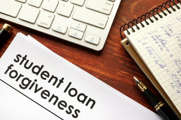 Student loan forgiveness concept
