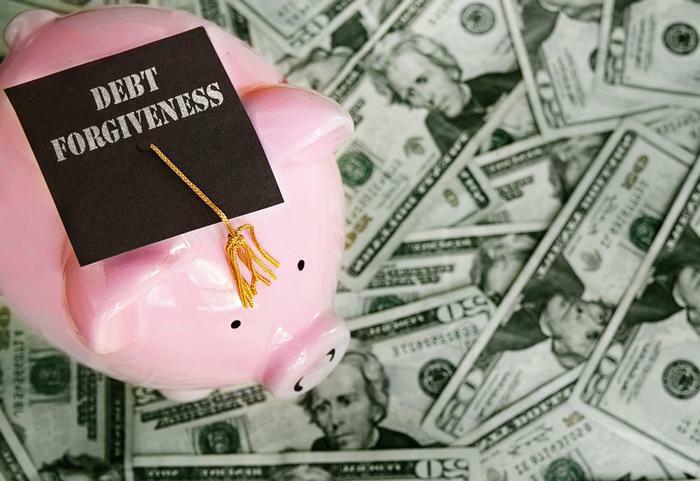 Student loan forgiveness concept