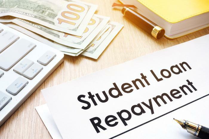 Student loan repayment concept