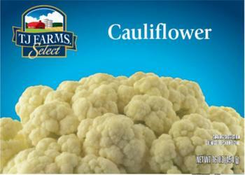 TJ Farms frozen cauliflower