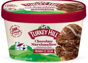 Turkey Hill Chocolate Marshmallow, birinci sınıf dondurmayı andırıyor