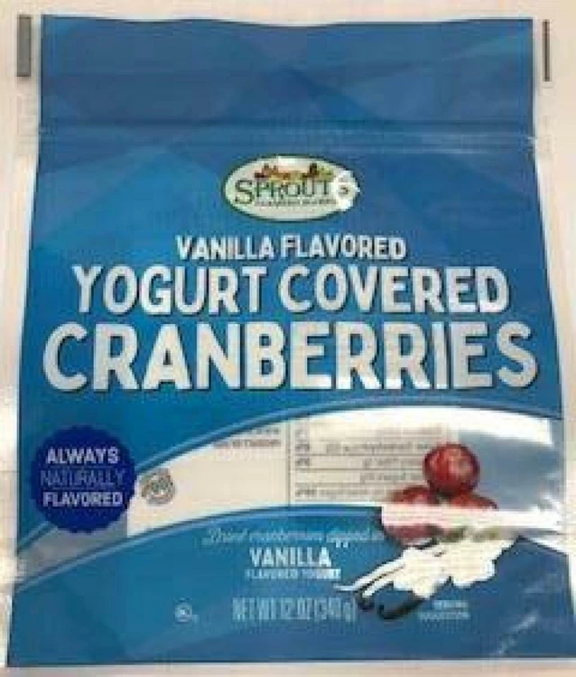 Hickory Harvest Foods recalls Sprouts Vanilla Flavored Yogurt Covered