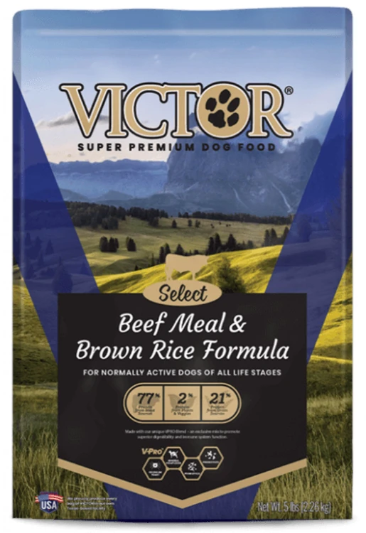 Mid America Pet Food recalls Victor beef meal & rice dog food
