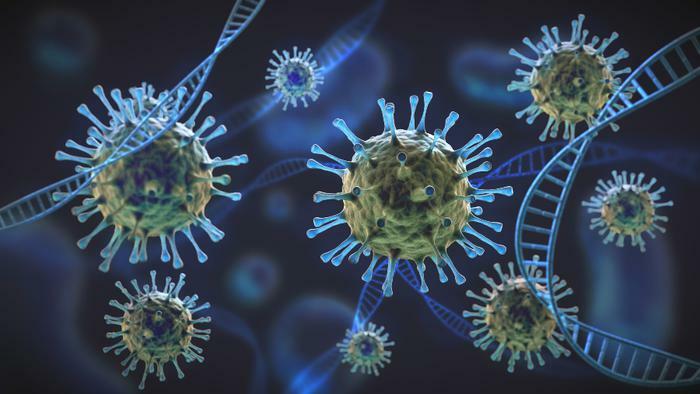 COVID-19 virus and gene concept