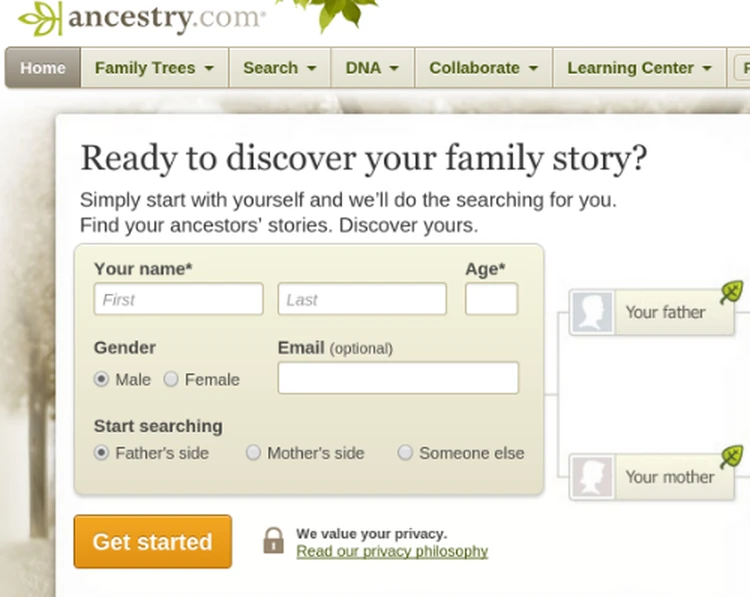Family history stays a mystery on Ancestry.com