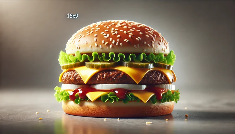 Cheeseburger rendering