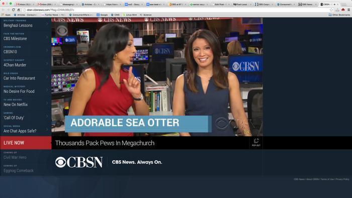 CBS News launches streaming video news channel