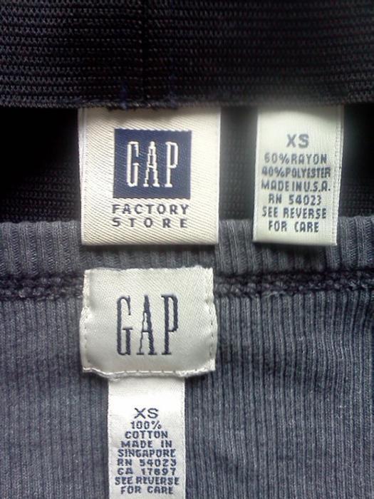 gap factory outlet sale