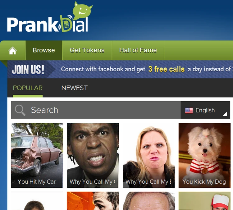 Dial prank deals