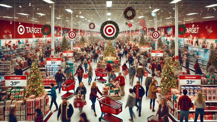 Target store shoppers