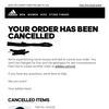 adidas cancelled my order