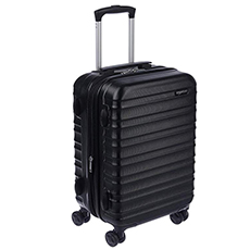 amazonbasics hardside spinner suitcase