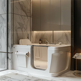 Do walk-in tubs leak? image