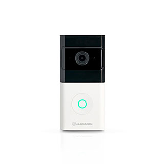 white frontpoint wireless doorbell camera