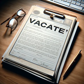 How to fill out a notice to vacate image