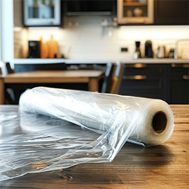 How to use plastic wrap for moving image