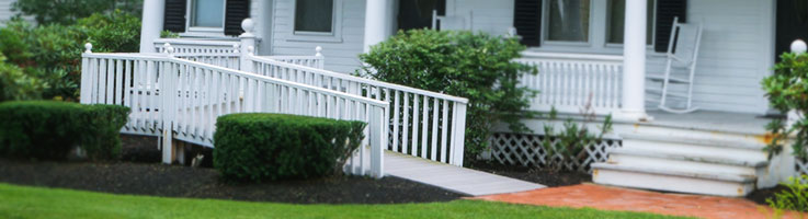 home with entrance ramp