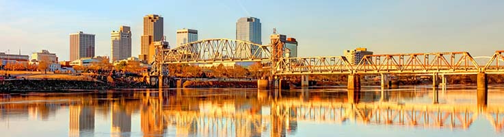 little rock arkansas skyline