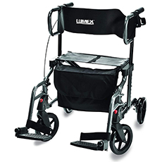 lumex hybridLX rollator & transport chair