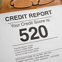 poor credit report