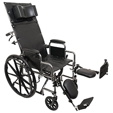 probasics standard reclining wheelchair