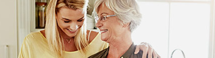 older woman and daughter