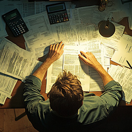 Secured vs. unsecured debt image