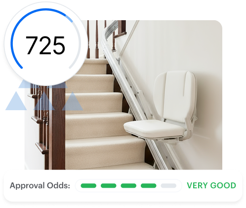 Credit score and stair lift image