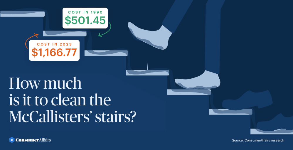 how much is it to clean the mccallisters' stairs