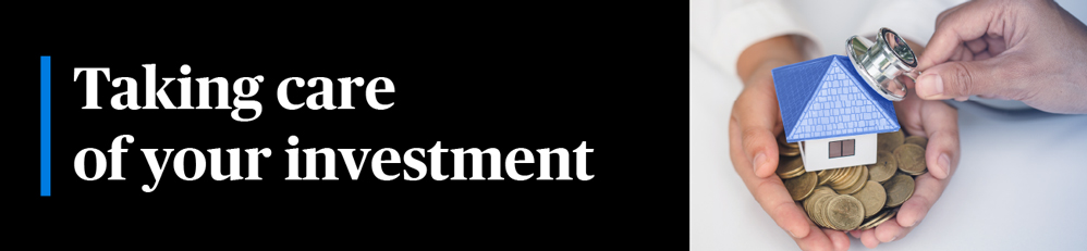 taking care of your investment header graphic