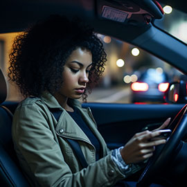 How many people die from texting and driving? image