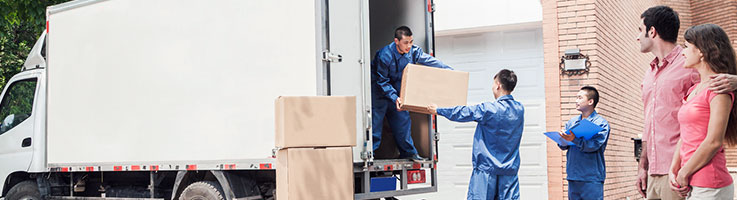 couple moving into new home