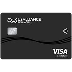 usalliance financial visa signature credit card