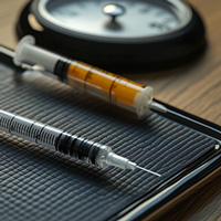 two syringes