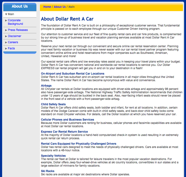 Starting a Car Rental Company – Sample Business Plan Template