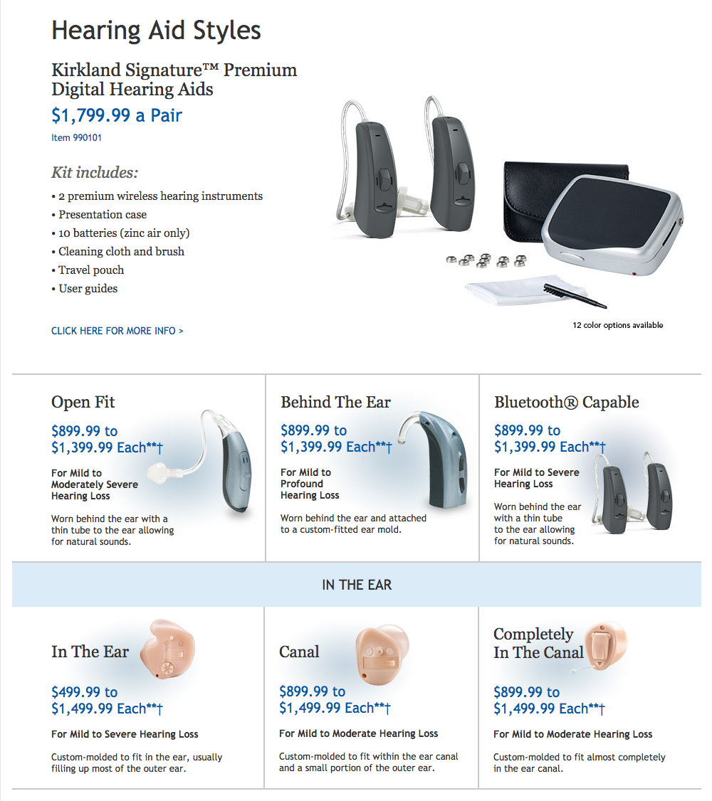 Audien atom hearing aids