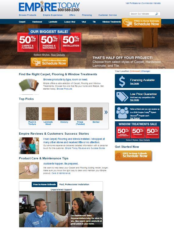 Top 1,807 Reviews and Complaints about Empire Today Page 4