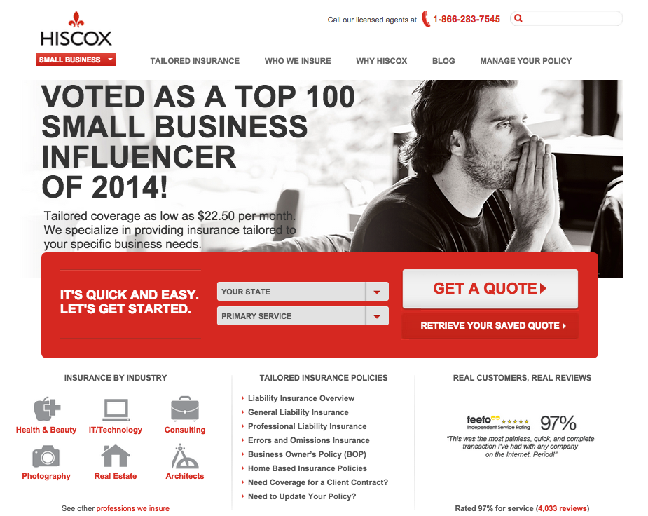 Hiscox Small Business Insurance Review 2017 | ConsumerAffairs