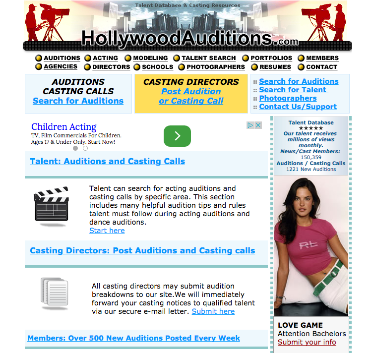 Hollywood Auditions 106