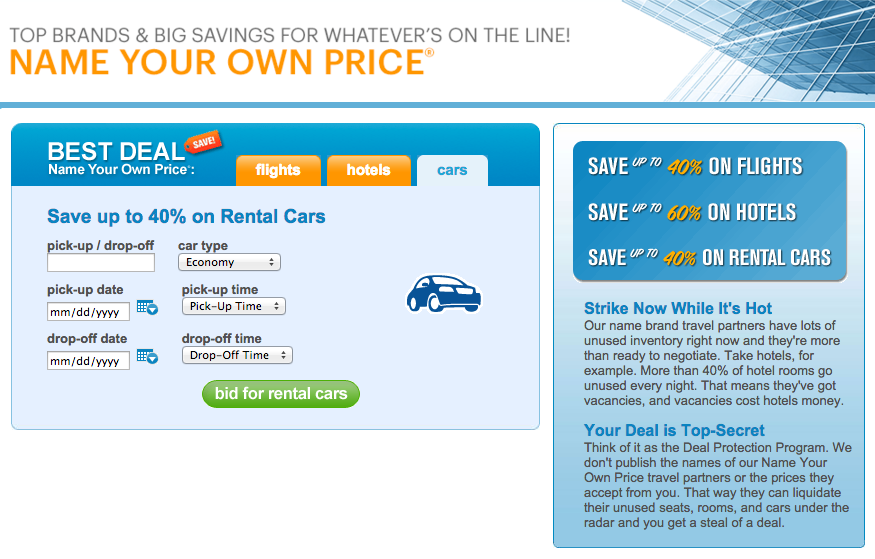 Travel price. Brand Travels. Name your own Price. Cheap Flights car Rental and Hotel packages.