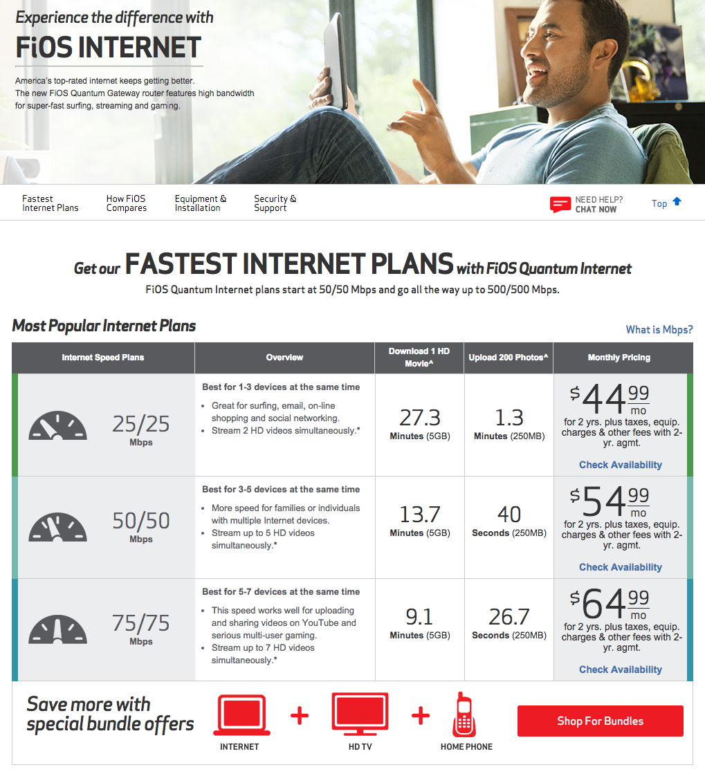 verizon home phone plans prices