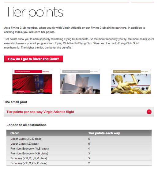 Atlantic Tier Points Chart