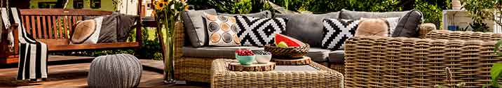 Outdoor wicker furniture