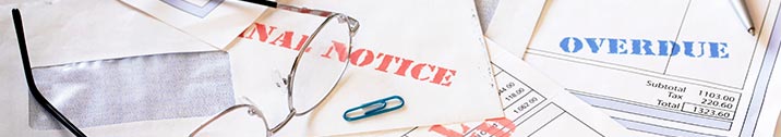 Past due payment notices