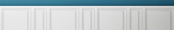 White baseboards