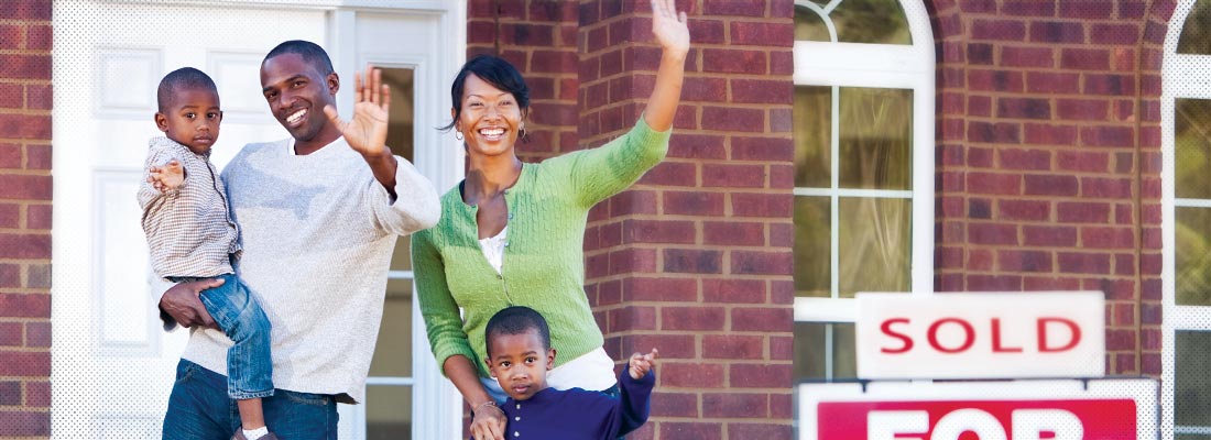 Family that bought a house