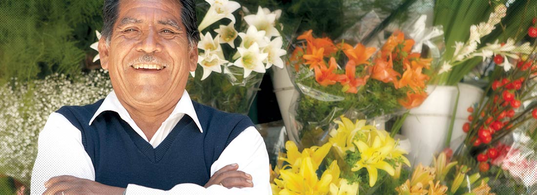 Flower shop owner