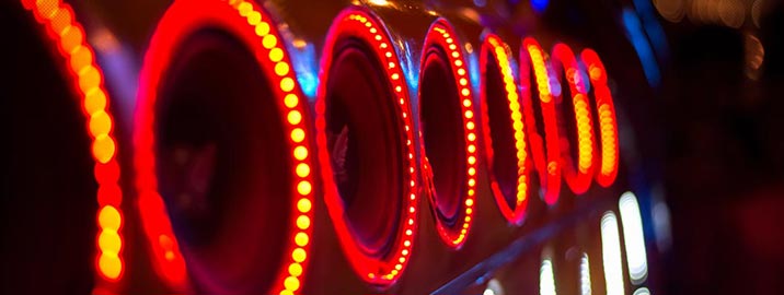 Light up sound system