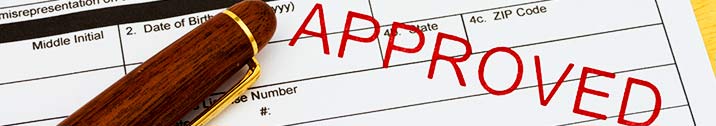Pen on approved contract